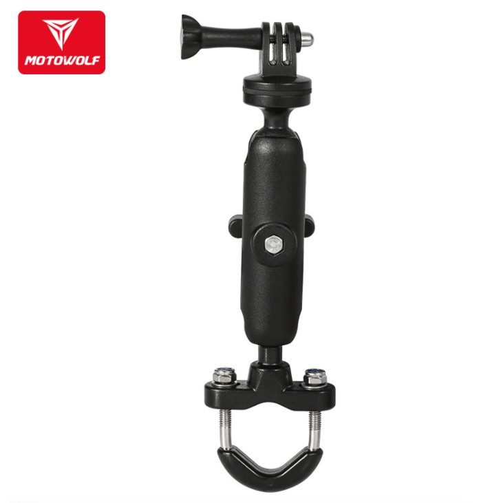Giá đỡ gopro – action cam lên xe máy motowolf