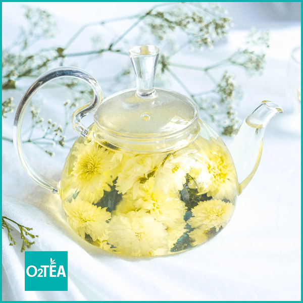 Trà Cúc Trắng 50g Túi Zip - Trà O2 TEA (White chrysanthemum tea)