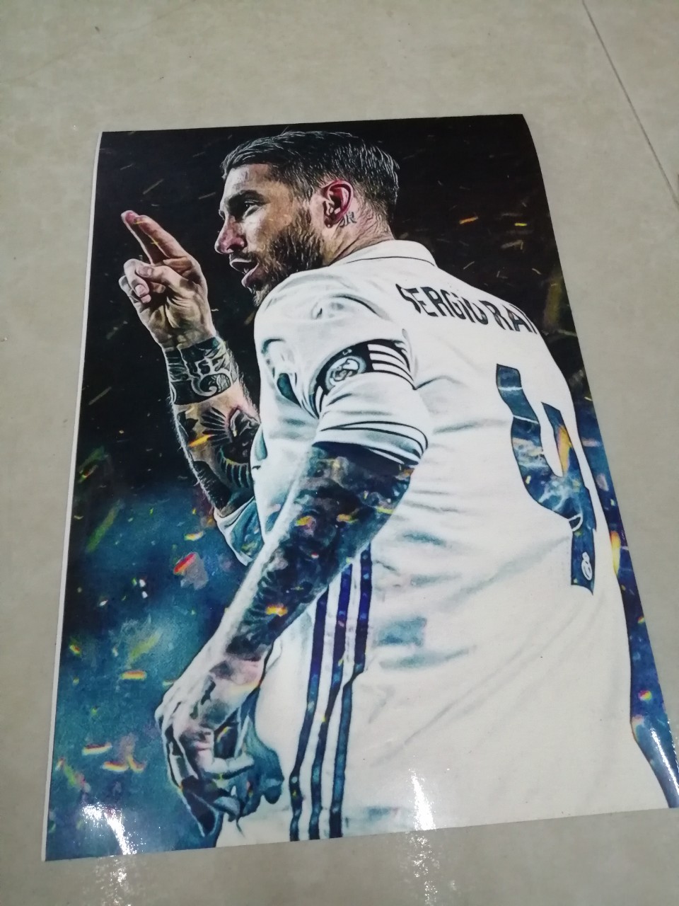 12 ảnh Decal dán tường câu thủ bóng đá