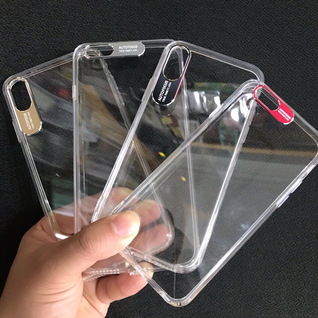 Ốp Auto Focus Trong Suốt Bảo Vệ Camera Cho iPhone