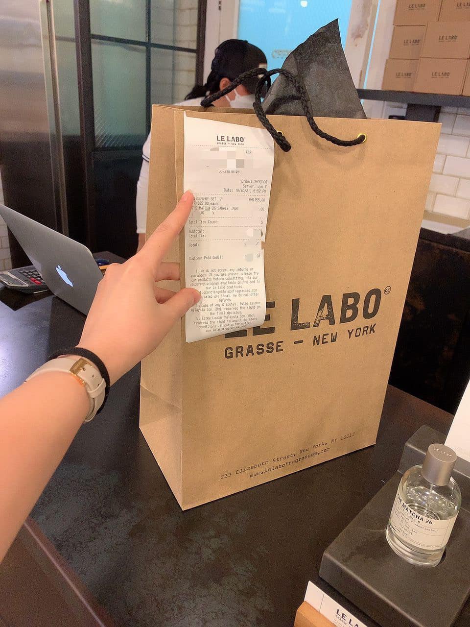 Nước hoa Le Labo vial 0.75ml