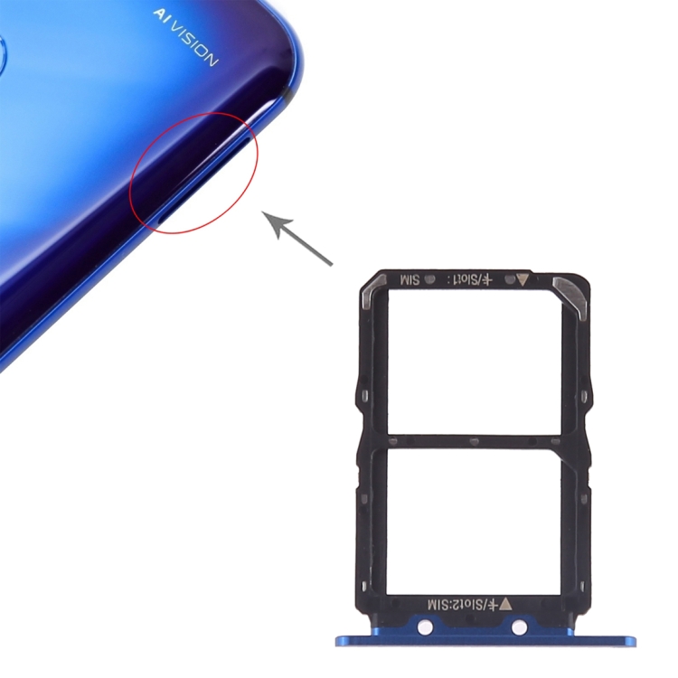Beloving Khay thẻ SIM + Khay thẻ SIM cho Huawei Honor View 20 In-stock products