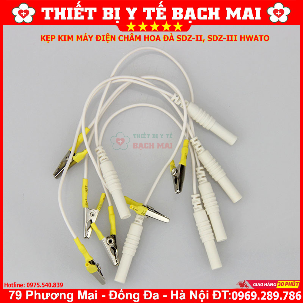 01 Dây Kẹp Kim Máy Điện Châm Hoa Đà SDZ-II