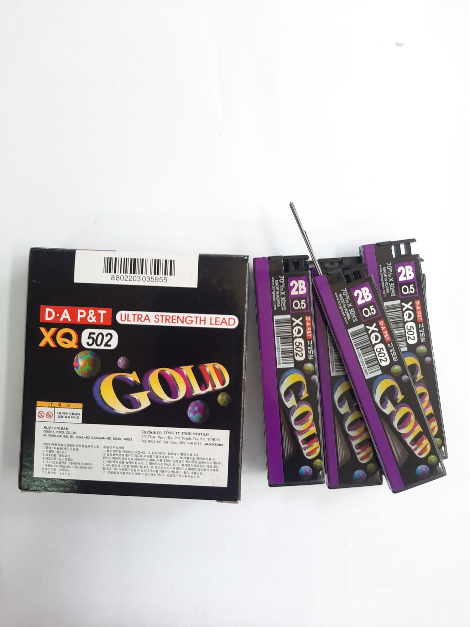 Ruột chì kim GOLD-Ngòi chì kim 0.5mm