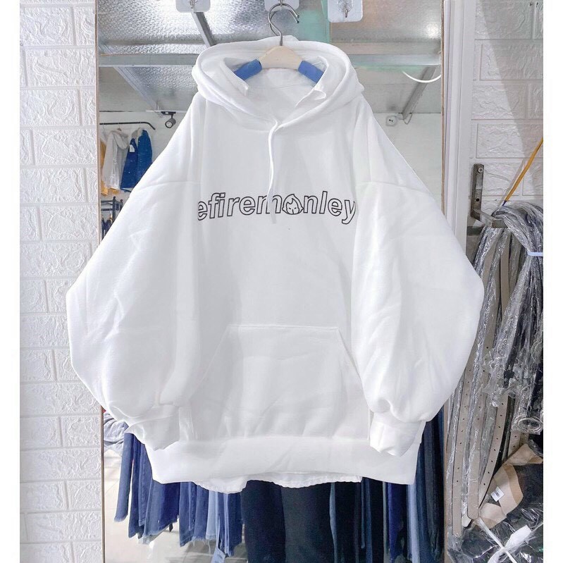 Áo khoác hoodie nữ - chất liệu nỉ thun bông - thiết kế hoạ tiết chữ in 3D , nón 2 lớp , form rộng