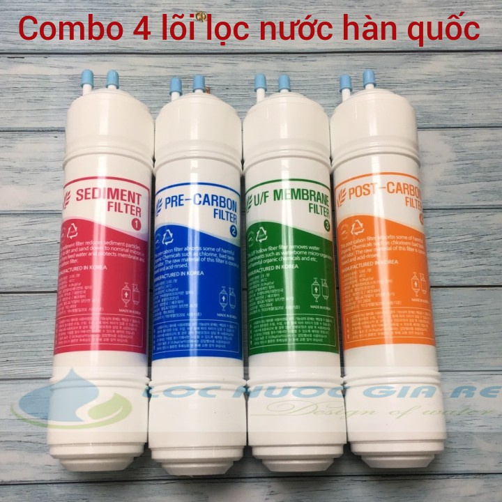 Bộ 4 lõi lọc hàn quốc - lõi lọc nước hàn quốc