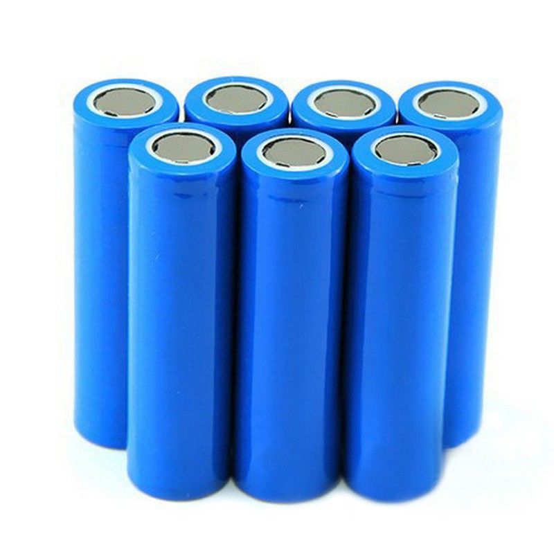 Pin sạc xanh đầu bằng 3v7/18650 dùng cho quạt mini, loa
