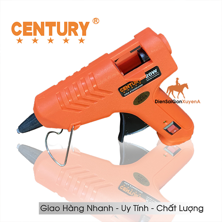 Súng bắn keo nến - Dụng cụ bắn keo điện silicon 20w CENTURY USA - Điện Sài Gòn Xuyên Á