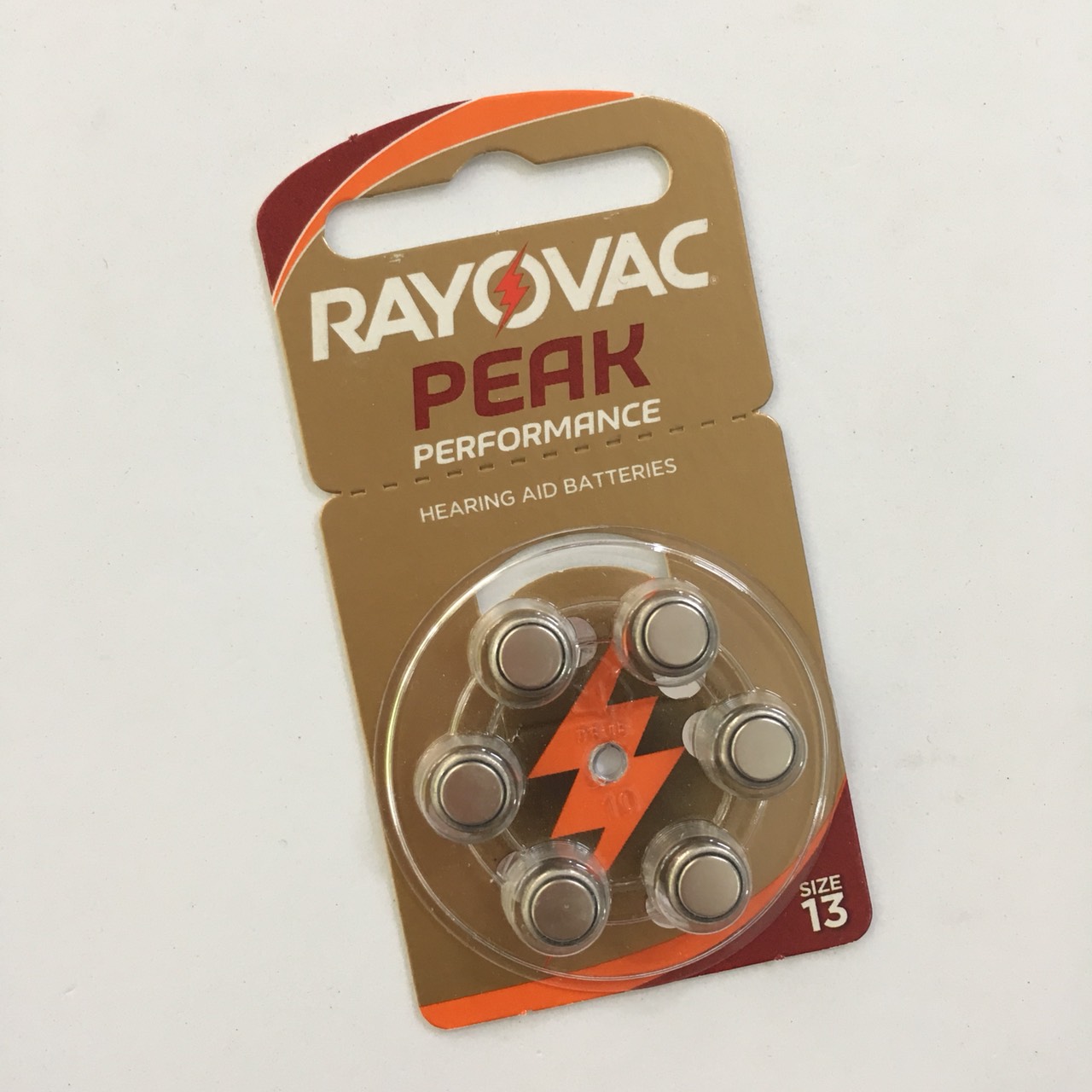 1 Vỉ Pin Trợ Thính PR48, A13 Rayovac 1.45V ( 1 Vỉ 6 Viên)
