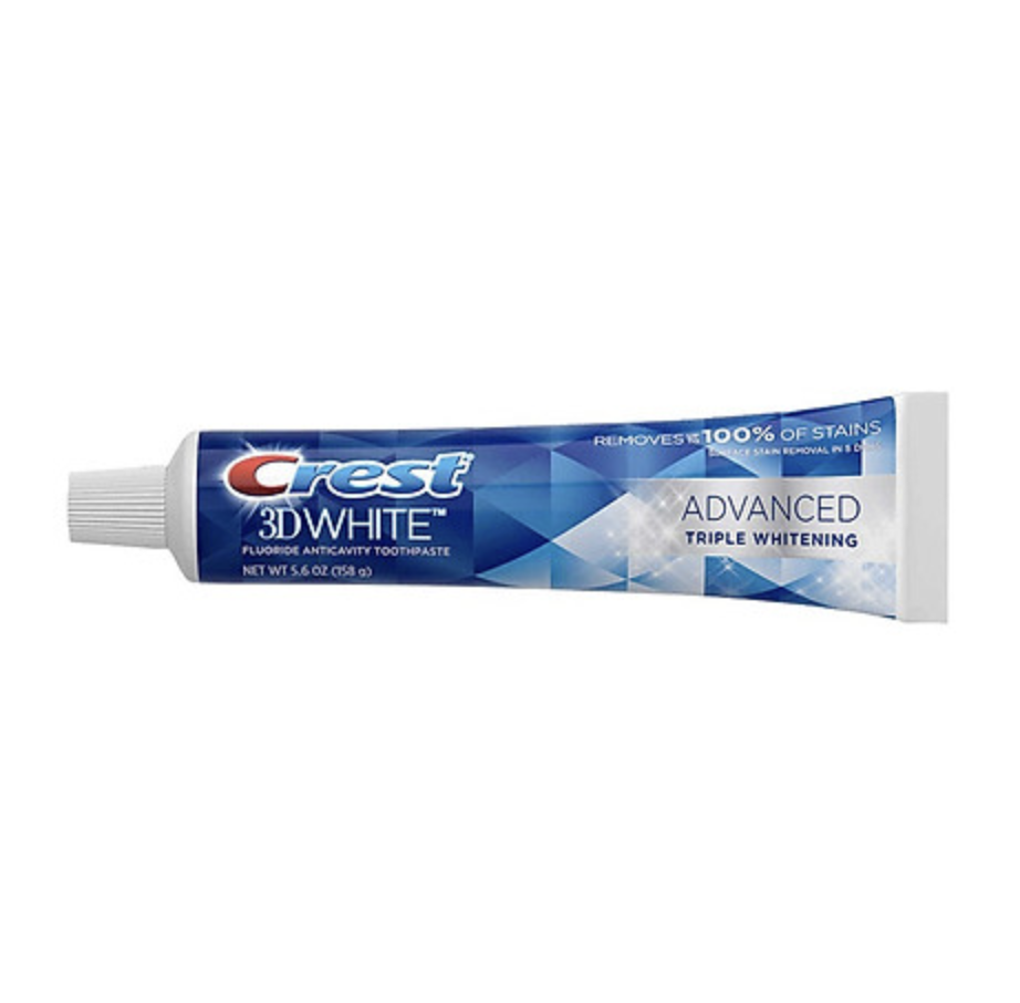 Kem đánh răng Crest 3D White Advanced Whitening- 158g Hàng Mỹ