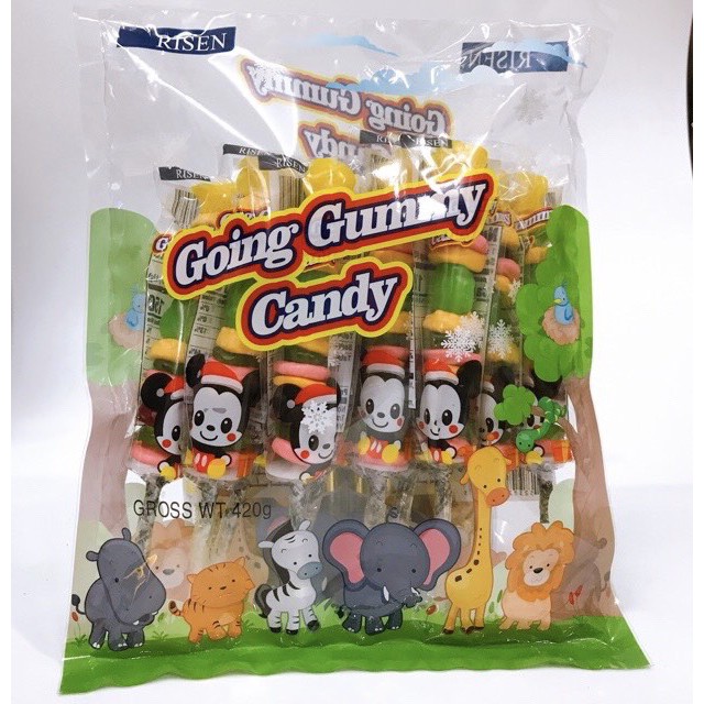 [HCM]10 Que Kẹo Dẻo Risen Xiên Que Gummy Going Candy