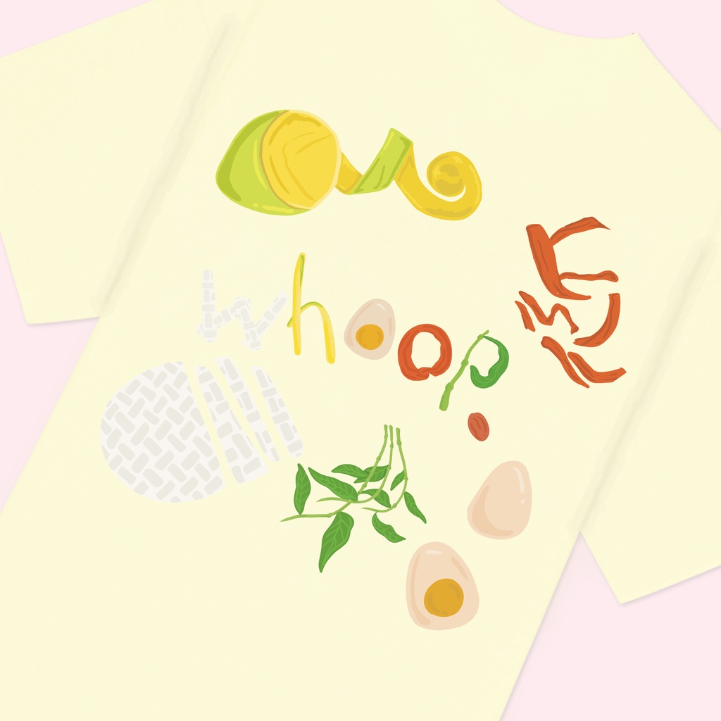 Áo Thun WHOOP. "Mlem Bánh Tráng Trộn"