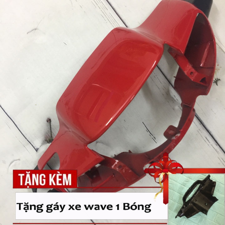 ỐP đầu + gáy đèn 1 bóng phanh đĩa xe Wave ZX, Wave 110, Wave Alpha đời 2002-2006