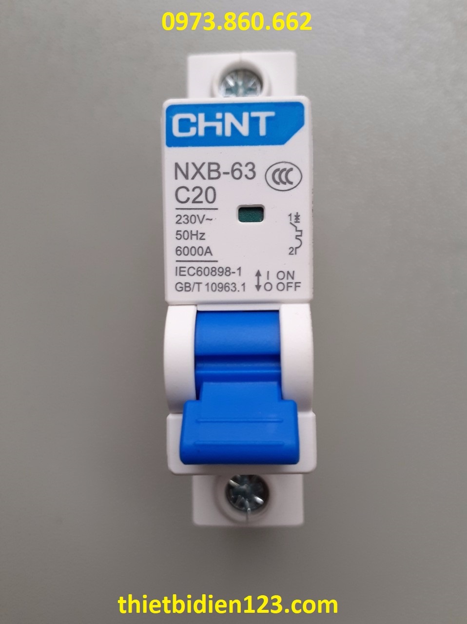 Aptomat CHINT NXB  1P 2P 16A, 20A, 25A, 32A, 40A,63A