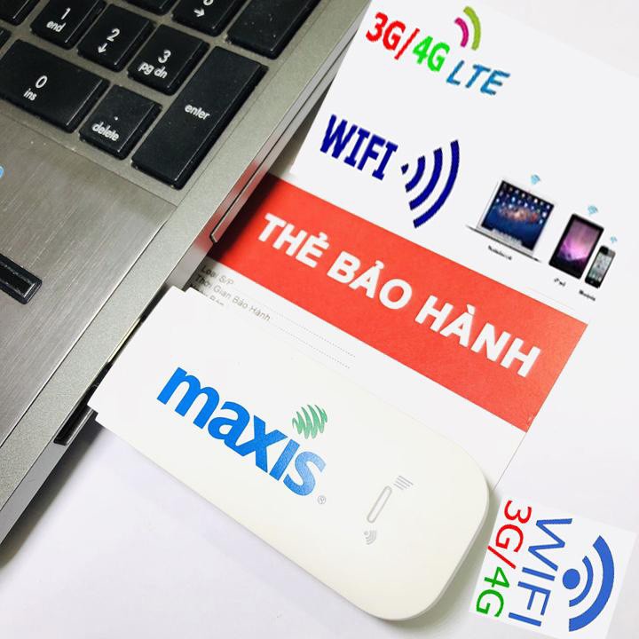 USB phát Wifi 3G 4G Maxis ZTE MF70, đa mạng,siêu tốc