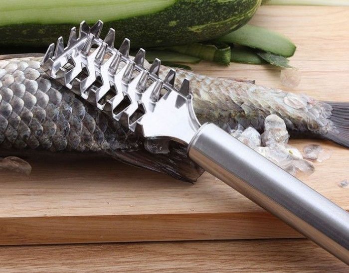 Dụng Cụ Lóc Vảy Cá - Đánh vẩy Cá Bằng Inox Siêu Bền
