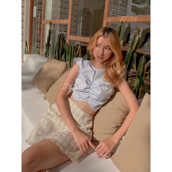 Jee - Blue butterfly top