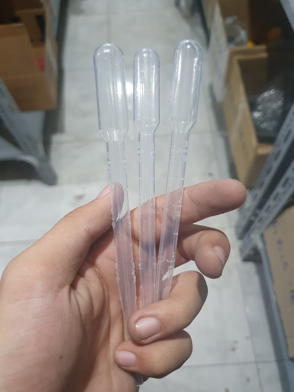[HCM]COMBO 5 ỐNG PIPET NHỰA PASTEUR 3ml - C1.1016