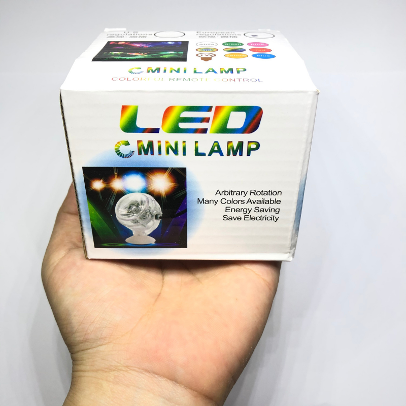 Đèn đổi màu tự động Tròn soi bể cá hiệu ứng đẹp
