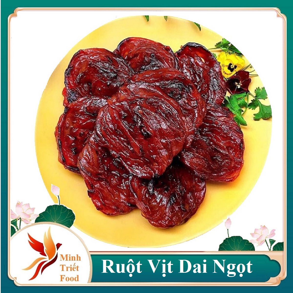 Khô ruột vịt - lạp ruột vịt loại 1 ăn cực ngon 250g - minh triết cà mau chuyên đồ ăn vặt, khô cá dứa cần giờ, khô cá đù