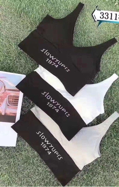 [HCM]ÁO BRA ĐAI ĐEN GYMYOGATHỂ THAO