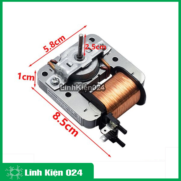 Bộ động cơ quạt lò vi sóng 2 chân