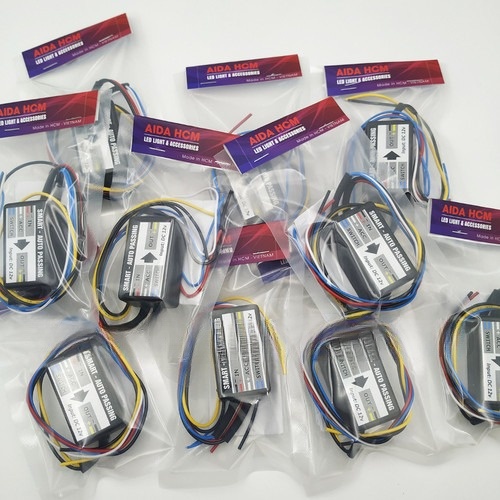 Mạch Passing 3s Cho Đèn l4,l6,l4x, l6x, l9x Hai Đèn Hàng Cao Cấp – Tự Tắt Sau 3 Giây – Giắc Zin Dễ Lắp – Tương Thích Mọi Dòng Xe