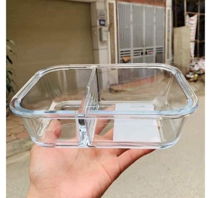 combo 3 hộp thủy tinh cao cấp 2 ngăn 110k