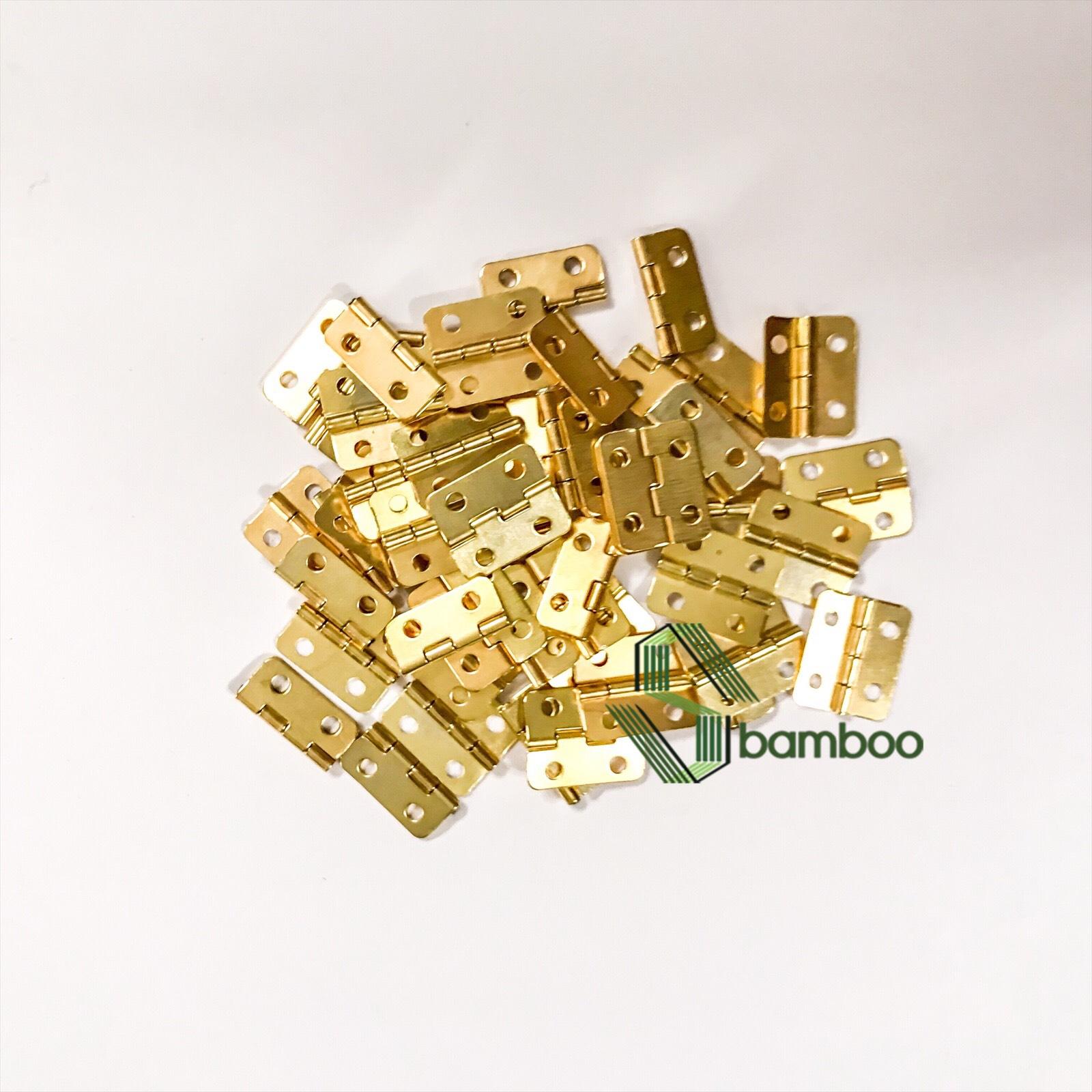 [HCM]BẢN LỀ MINI (50 cái) KÈM ỐC - BẢN LỀ LÀM HANDMADE- Sbamboo