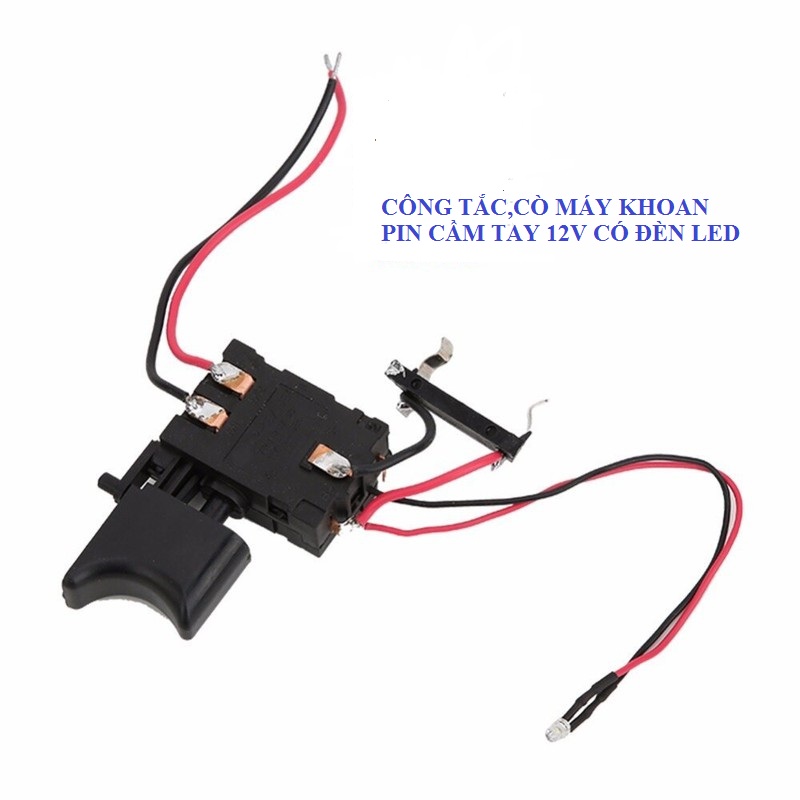 Công tắc cò máy khoan pin đa năng 0V - 24V
