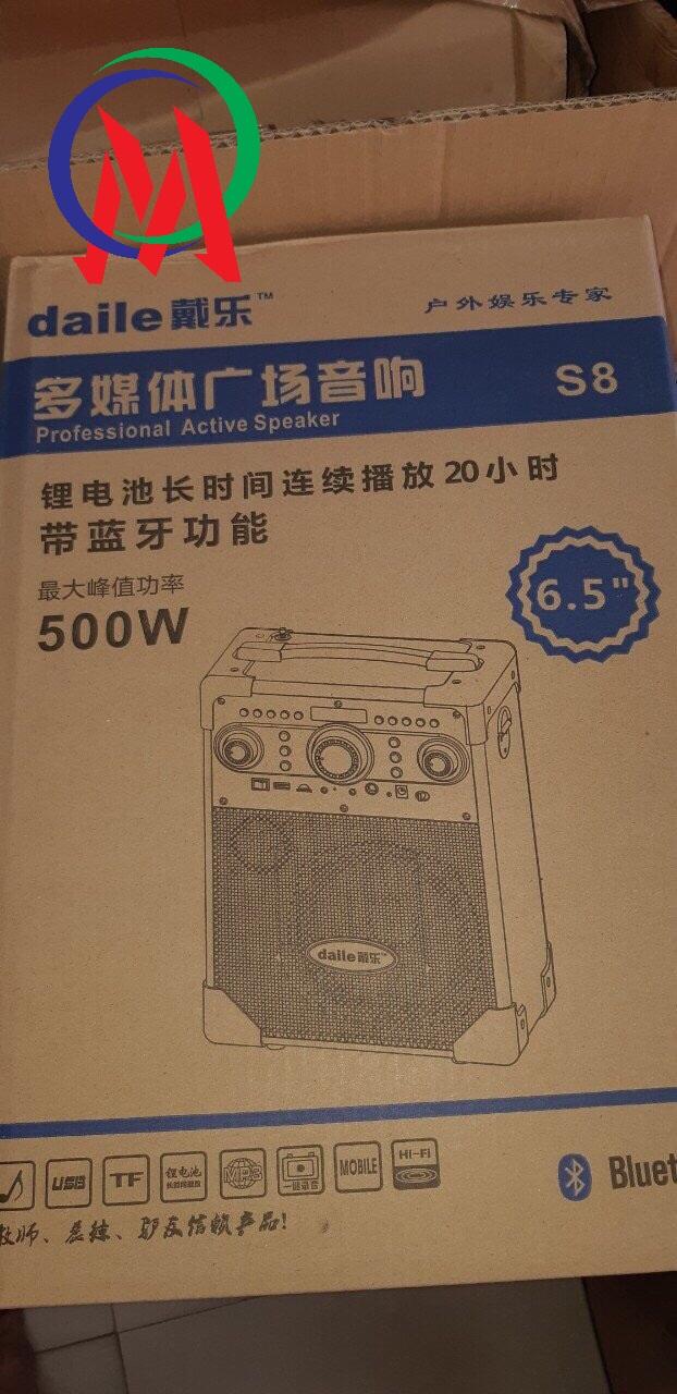 [HCM]LOA KÉO DAILE S8 TẶNG KÈM MIC KO DÂY