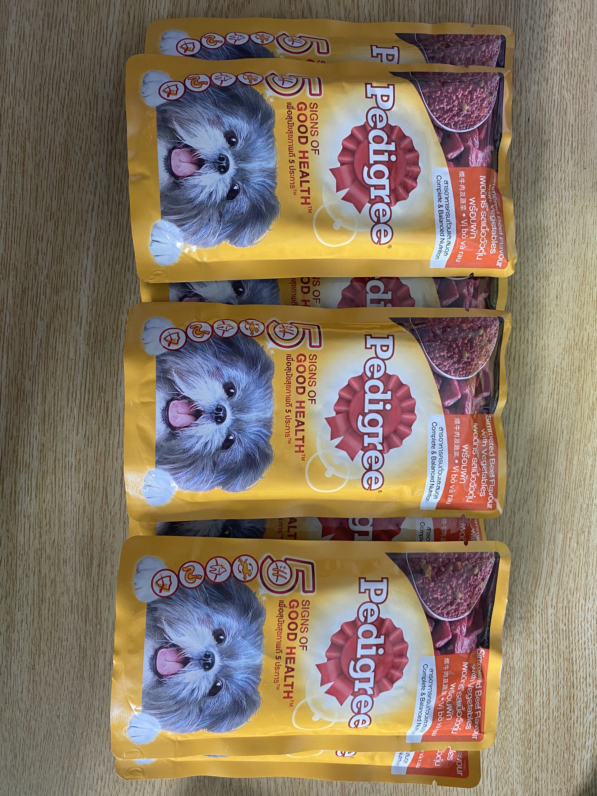 SỐT PEDIGREE DÀNH CHO CHÓ LỚN VỊ BÒ HẦM 130G