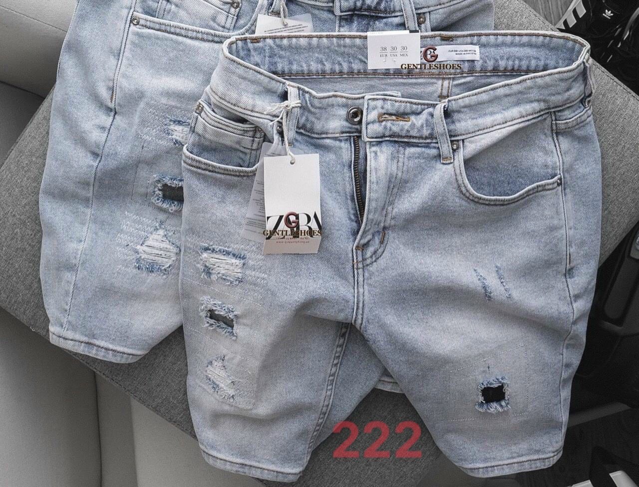 [HCM]Quần short jean nam cao cấp - quần jean lửng nam họa tiết - quần ngố jean rách co giãn chất đẹp xuất sắc thời trang cheryshop94 cr0222