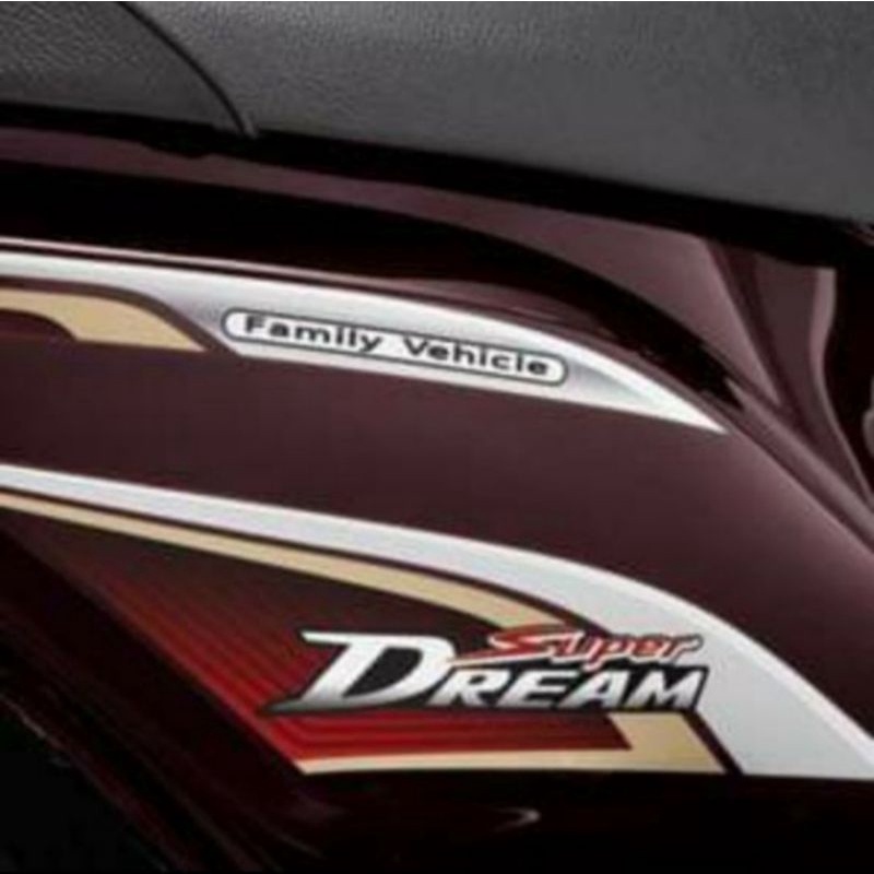 Bộ tem dán xe Super Dream lùn 110 đời 2014 xịn 3 lớp