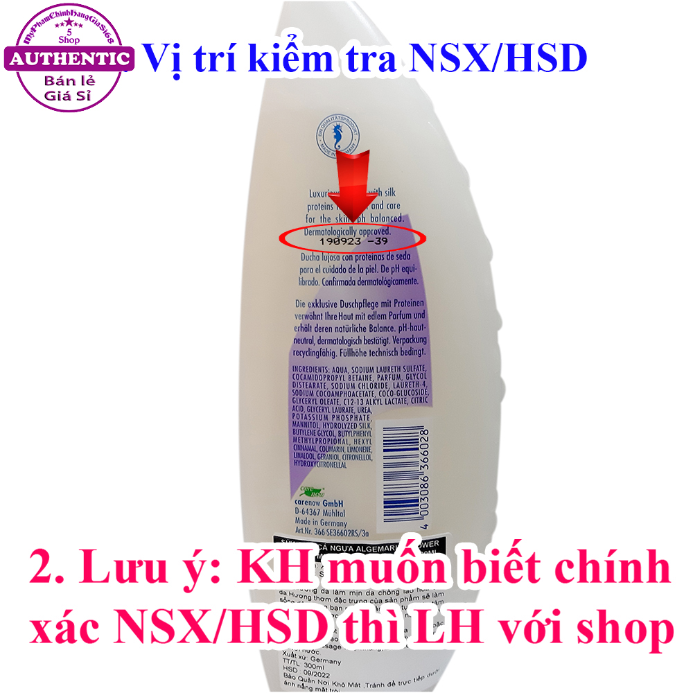 SỮA TẮM CÁ NGỰA ALGEMARIN  SHOWER GEL 300ML