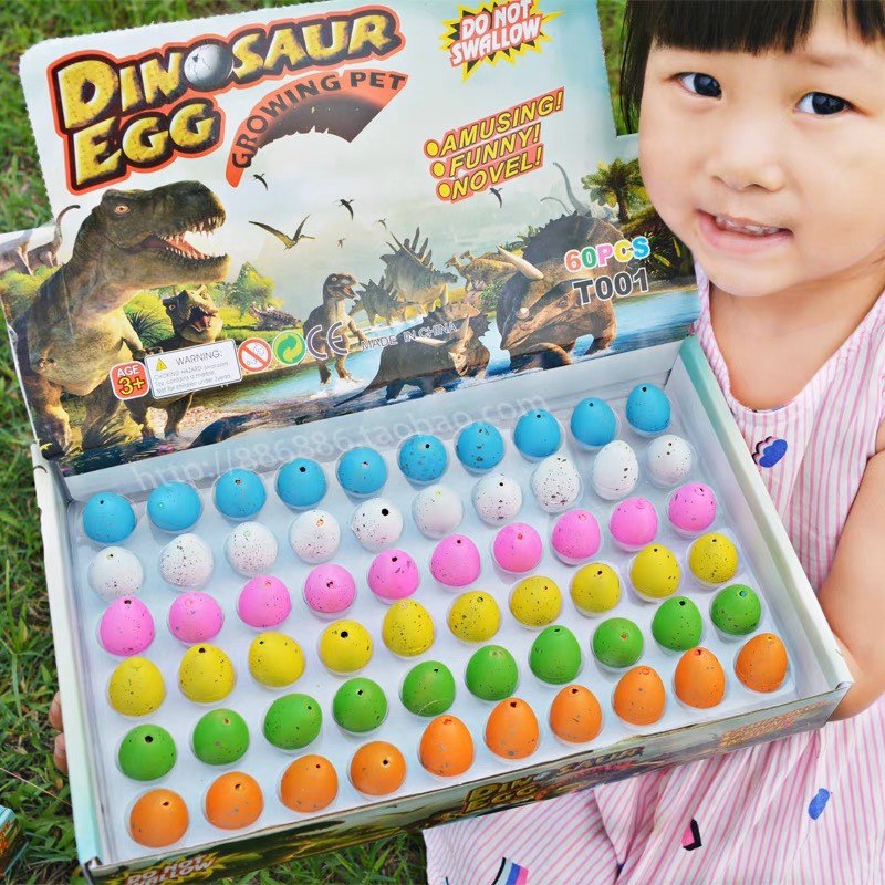 Trứng khủng long ngâm nước tự nở_có 2 size