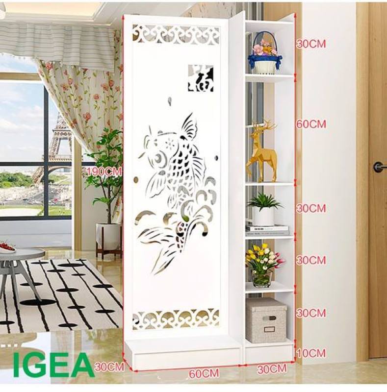 BÌNH PHONG Vách ngăn Cá Chép Hóa Rồng IG494 - 1vách 1kệ