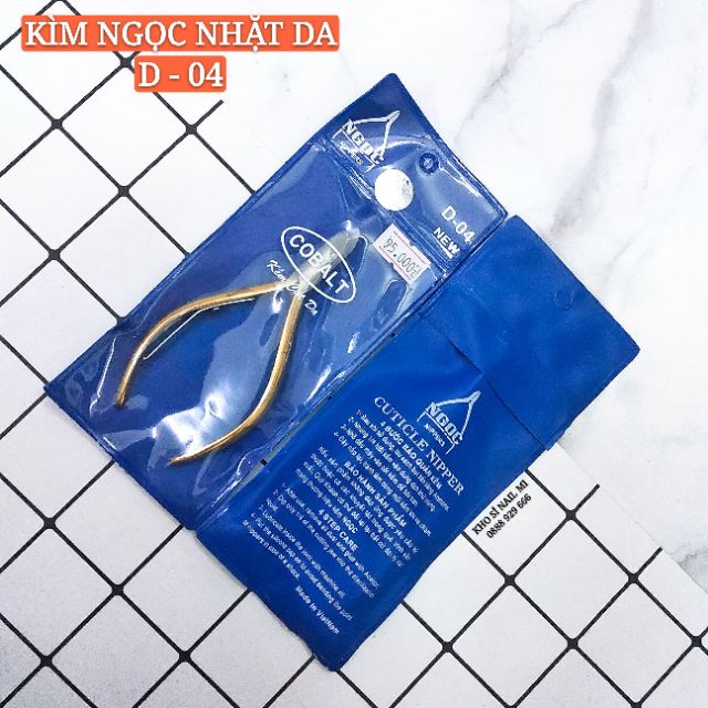 kìm nhặt da ngọc vàng 100% inox siêu sắc