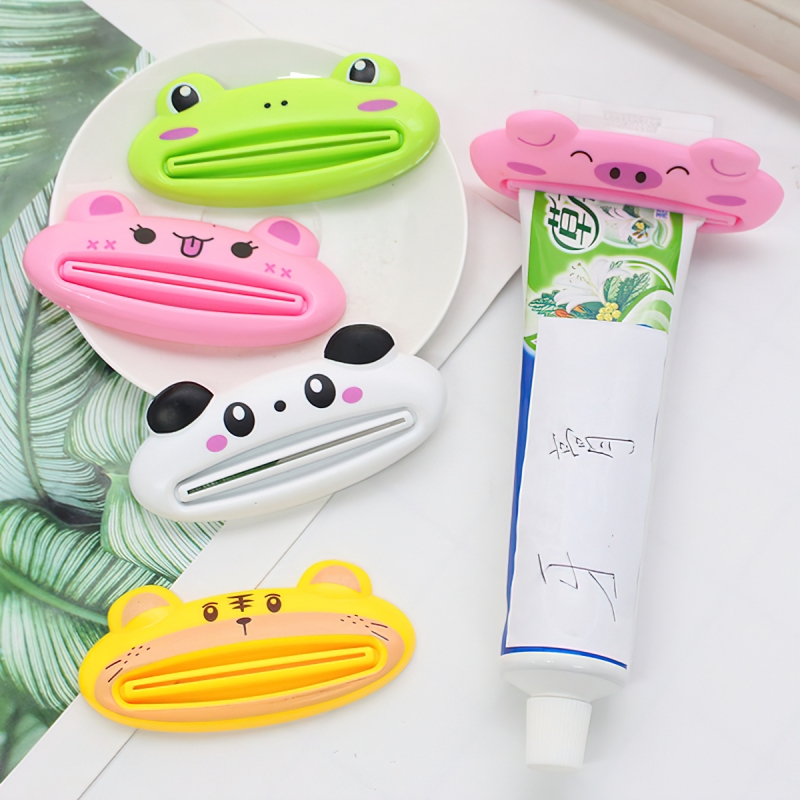 Smart toothpaste dispenser Plastic toothpaste holder roll