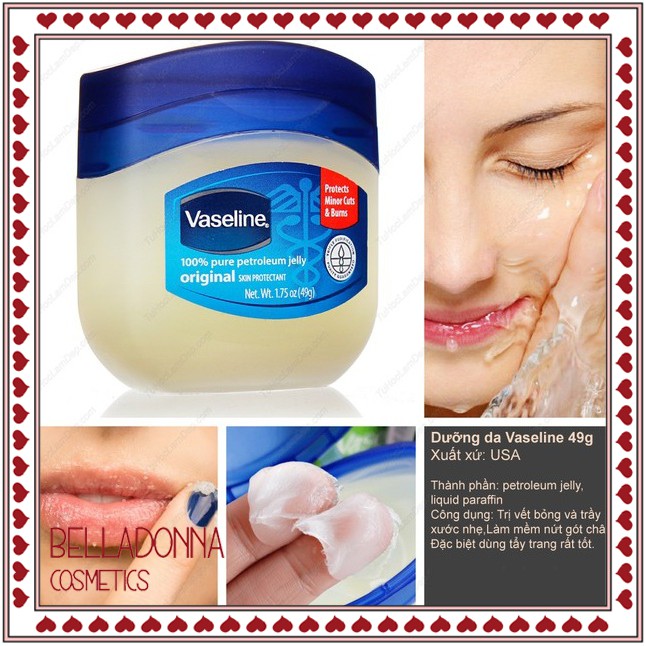 Sáp Dưỡng Ẩm Vaseline Pure Petroleum Jelly Original