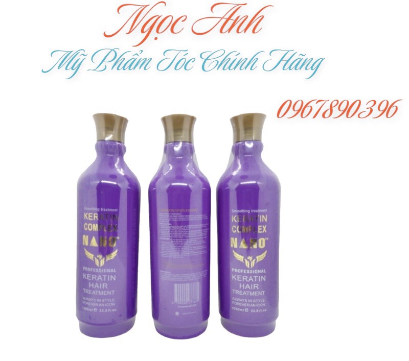 Hấp ủ tóc Keratin Nano Complex Mẫu Mới 1000ml