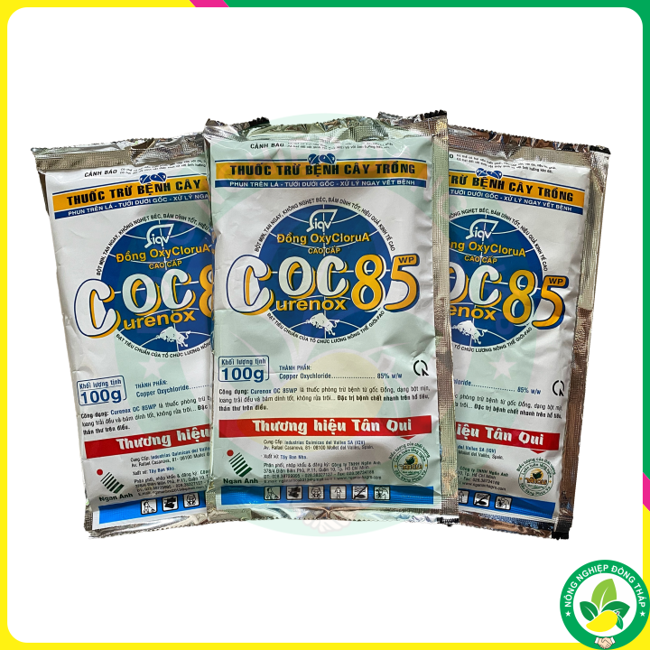 Thuốc Trừ Bệnh Cây Trồng Curenox COC 85WP (Gói 100g)