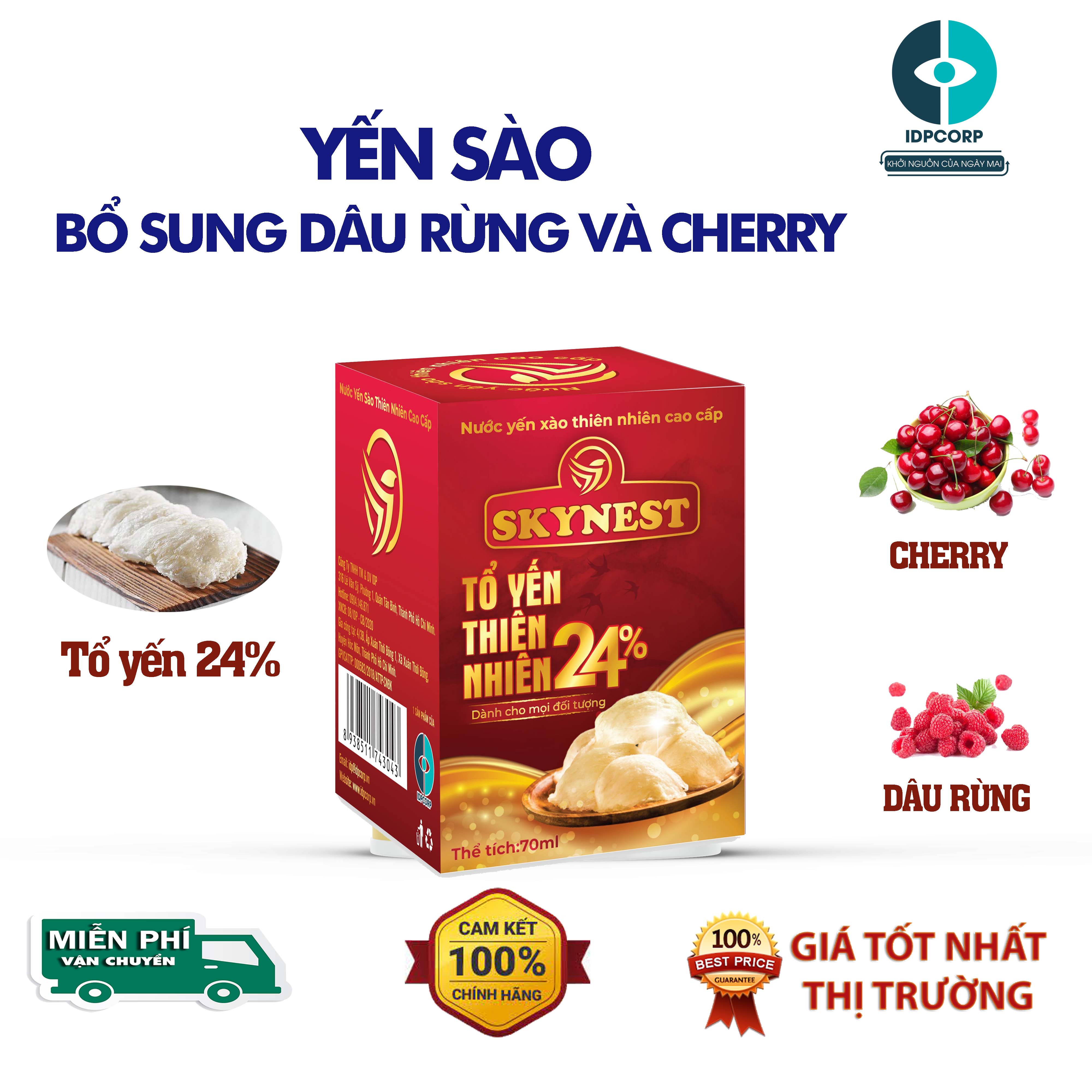 YẾN SÀO SKYNEST HŨ 70ML (CÓ ĐƯỜNG)