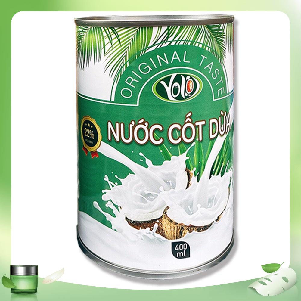 Nước cốt dừa tươi YOLO - lon 400ml