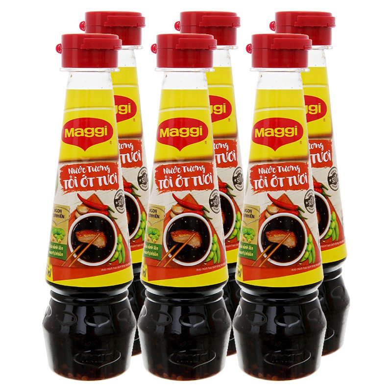 Nước Tương Maggi tỏi ớt chai 200ml