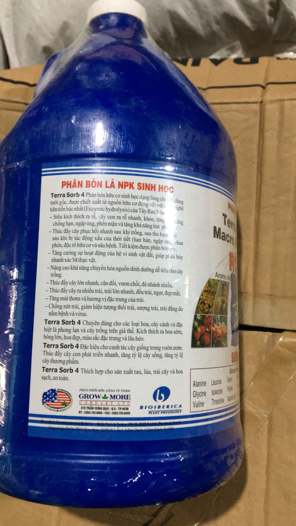 PHÂN BÓN HỮU CƠ Terra-Sorb 4 ROOT Can 3.8 Lít SIÊU RA RỄ