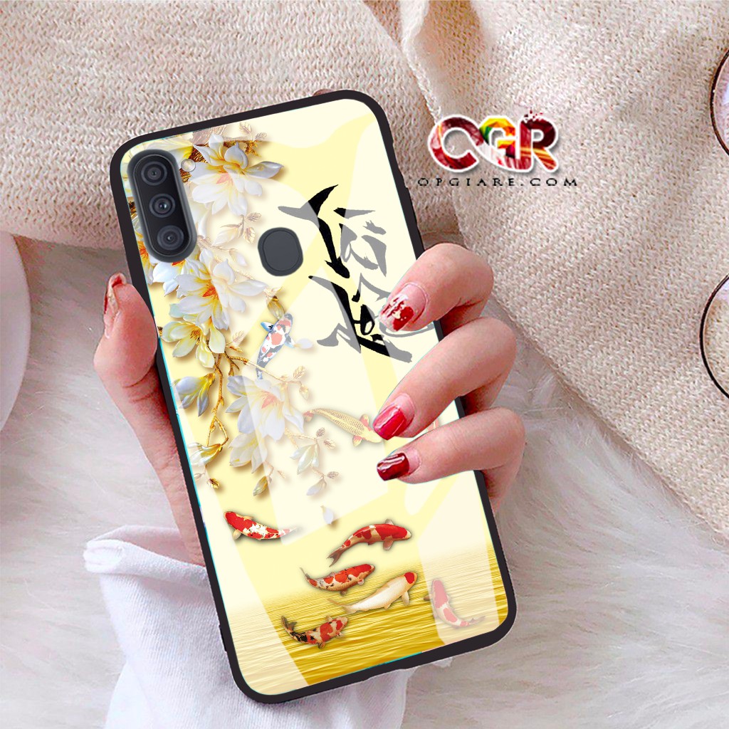 ốp lưng samsung A11 kính cường lực