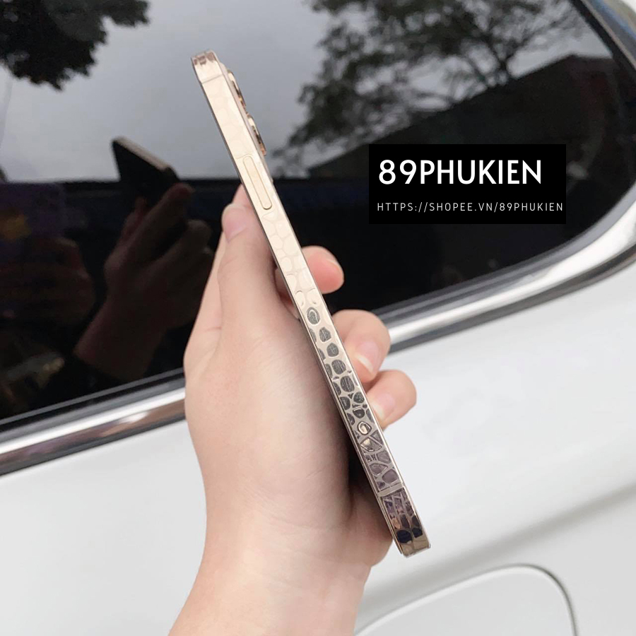 Dán PPF full lưng viền vân da cá sấu iPhone 12 Mini 12 12 Pro 12 Pro Max