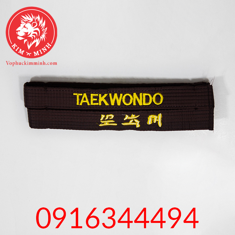 [HCM]Đai thêu Taekwondo cao cấp