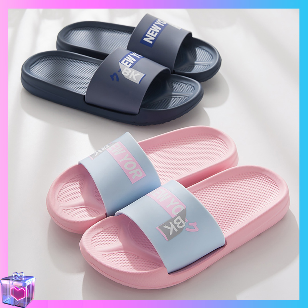 DÉP NHỰA QUAI NGANG ĐI MƯA DÉP NỮ ĐI TRONG NHÀ NEW BK (Nhiều màu) - [ Dép nhựa xốp Dép nữ Cute #Dép trong nhà nữ #Dép nhà tắm chống trượt #Dép quai ngang nữ ]